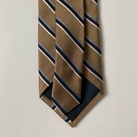Jos. A. Bank Executive Collection Stripe Brown Tie - Picture 4 of 9